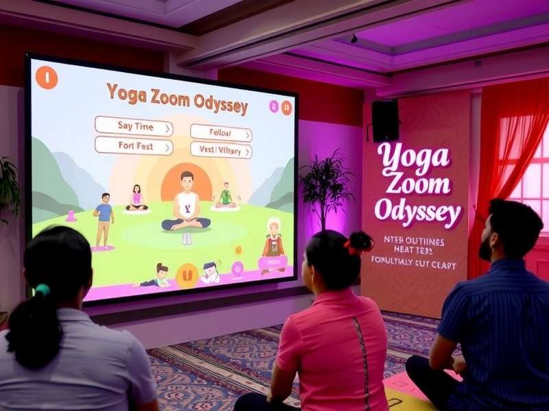 Yoga Zoom Odyssey Gameplay in Indian Setting